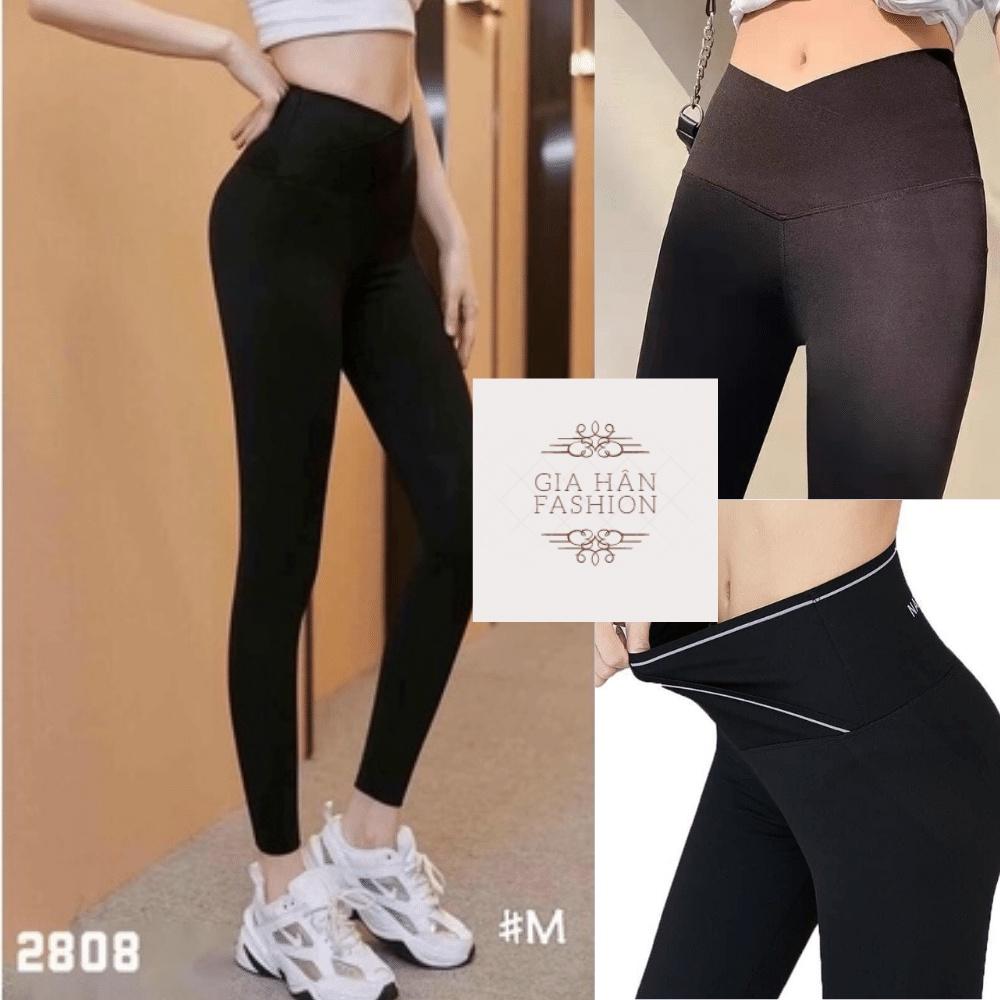 Quần Legging Nữ Cạp Cao gen bụng loại đẹp mới