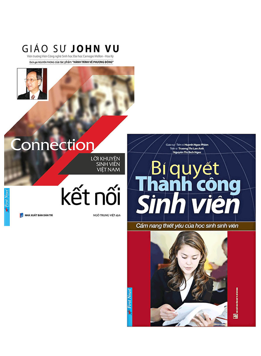 Combo Connection - Kết Nối - Lời Khuyên Sinh Viên Việt Nam + Bí Quyết Thành Công Sinh Viên (Bộ 2 Cuốn) - FN