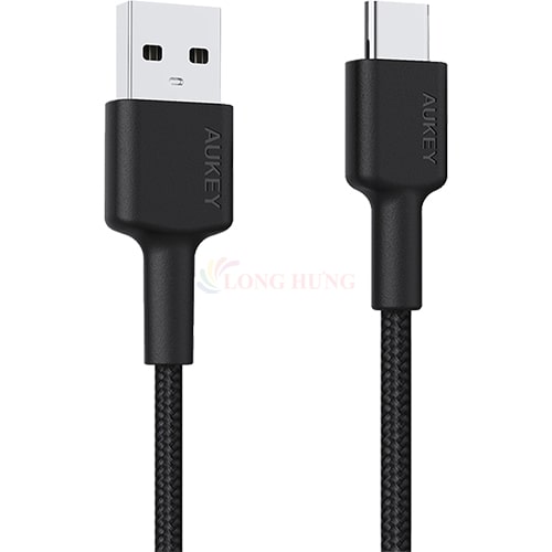 Cáp USB Type-C Aukey Impulse Braided AC 0.9m CB-CD30 - Hàng chính hãng