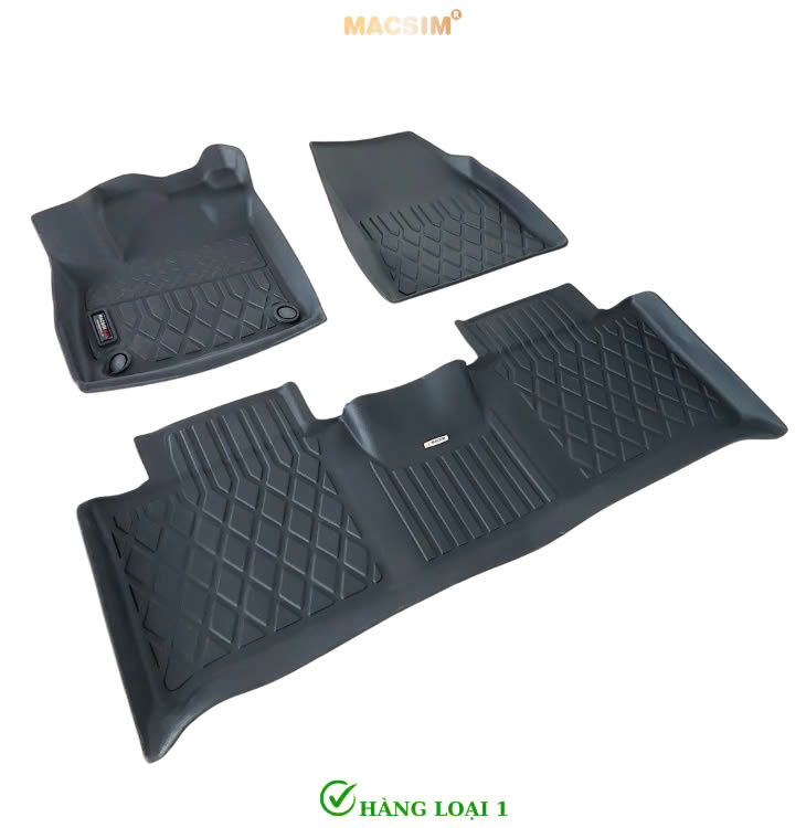 Thảm sàn sd Ford Territory nhãn hiệu Macsim Nhãn hiệu Macsim chất liệu nhựa TPE cao cấp màu đen