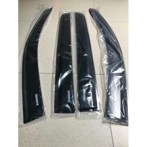 Bộ vè che mưa đen dành cho xe RANGER 2017-2021 bản TO và DÀY