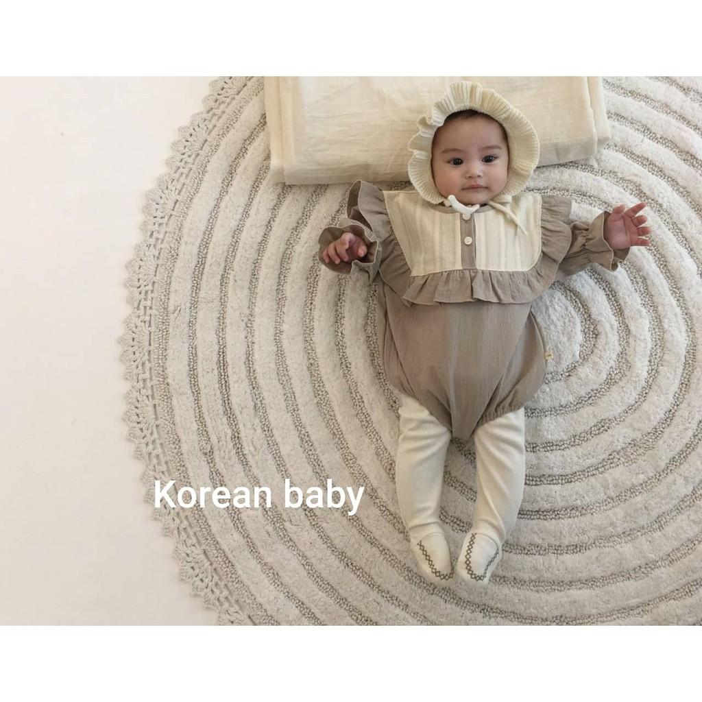 Áo suit cổ viền ren made in Korea