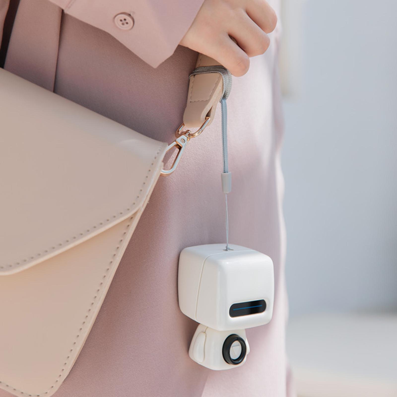 Mini Robot Wireless Bluetooth 5.0 Speaker for Music Phone, Easy to Carry - White