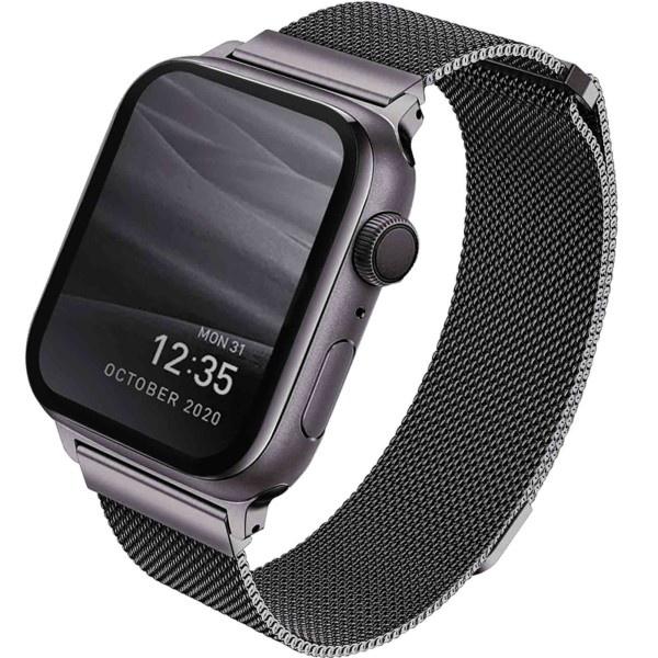 HÀNG CHÍNH HÃNG - Dây dành cho Apple Watch UNIQ Dante Mesh Steel Strap Dành Cho Series 1/8/SE Bền Bỉ Thiết Kế Sang Trọng Độc Lạ