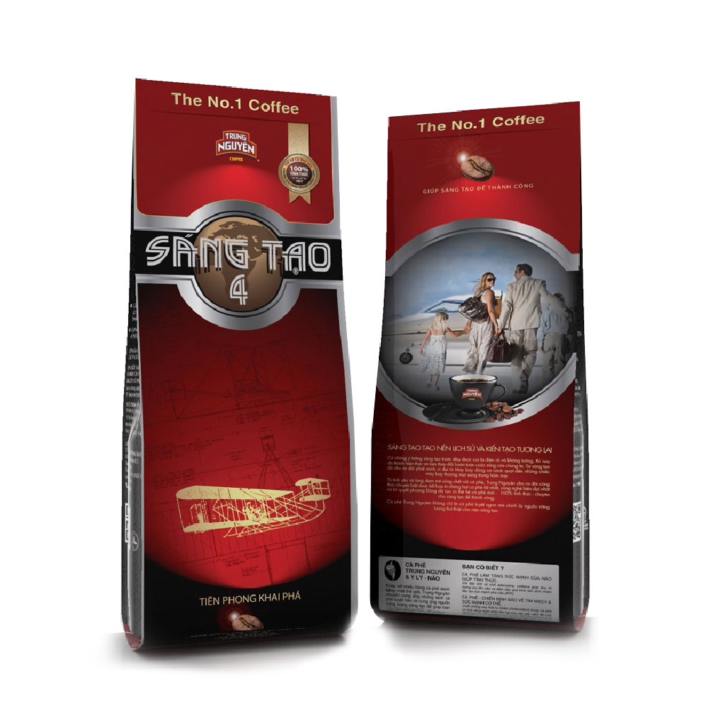 Trung Nguyên Legend - Cà phê rang xay Sáng tạo 4 - Bịch 340gr