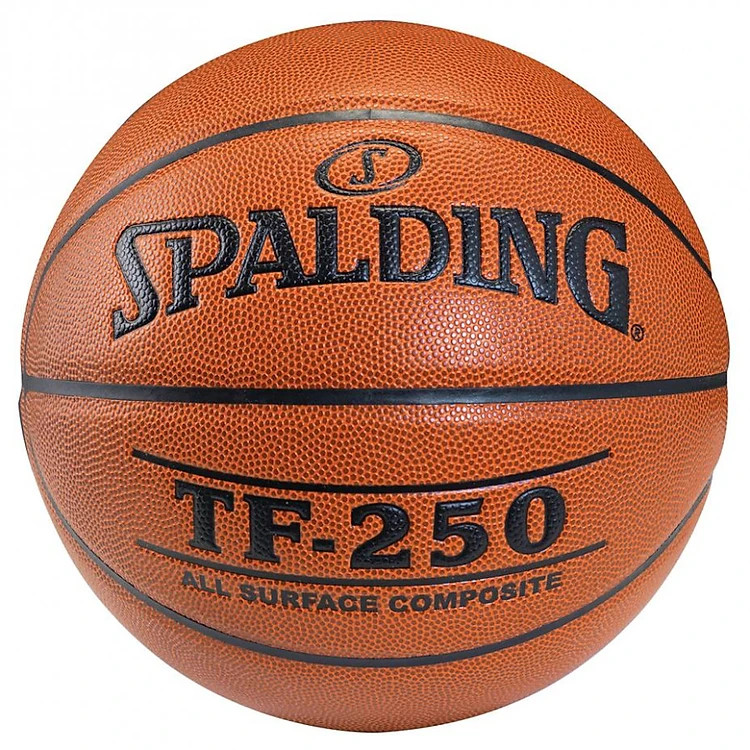 Bóng rổ Spalding TF 250 All Surface- Indoor/Outdoor- size 6 + Kim bơm bóng và túi lưới đựng bóng