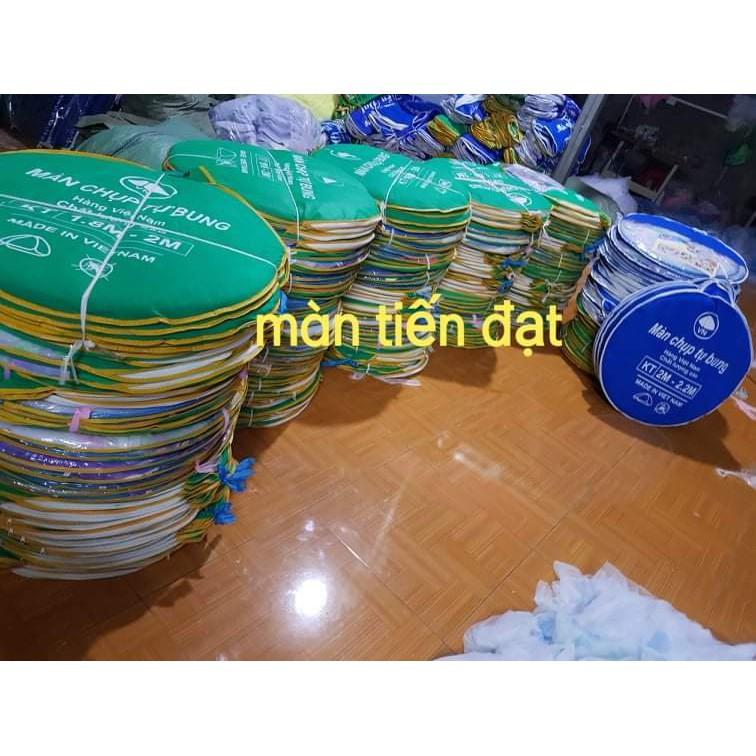 Mùng màn chụp đỉnh vuông cao cấp TIẾN ĐẠT có chân viền, 1.6mx2m , 1.8m x 2m, 2m x 2.2m ( giá xưởng )