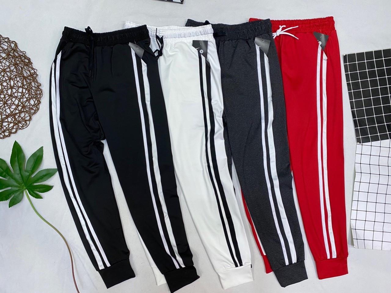 Quần Dài Jogger Nữ 2 Sọc Trắng Thời Trang Đi Chơi,Đi Học, Tập Gym,Yoga,Zumba,Nhảy,Aerobic