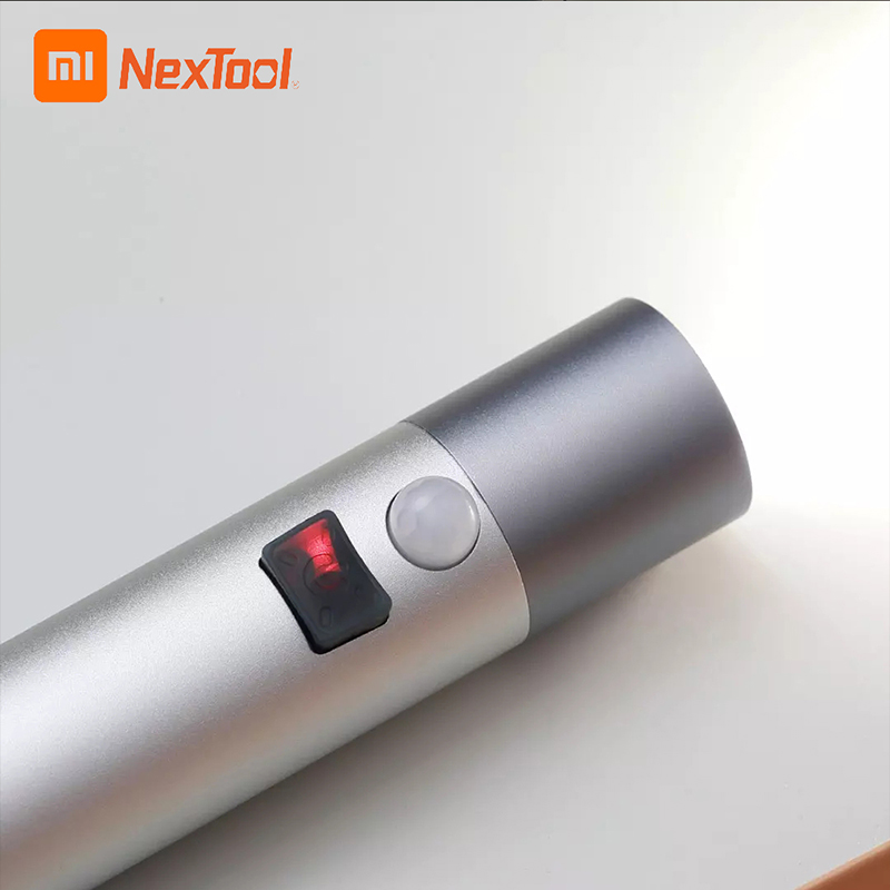 Xiaomi youpin NEXTOOL Bộ cảm biến đèn pin mini đa chức năng 3 trong 1 Đèn pin khẩn cấp Đèn cảm biến kép di động