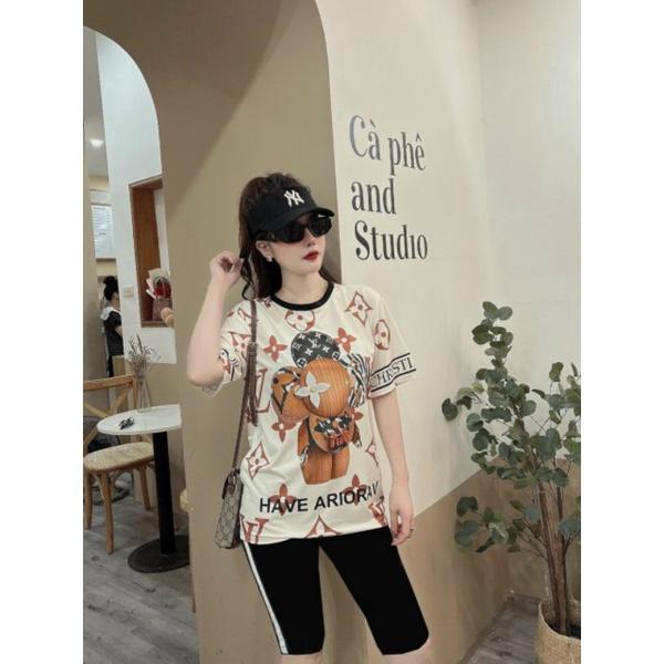 SET BỘ THỜI TRANG FOM RỘNG PHỐI HỌA TIẾT