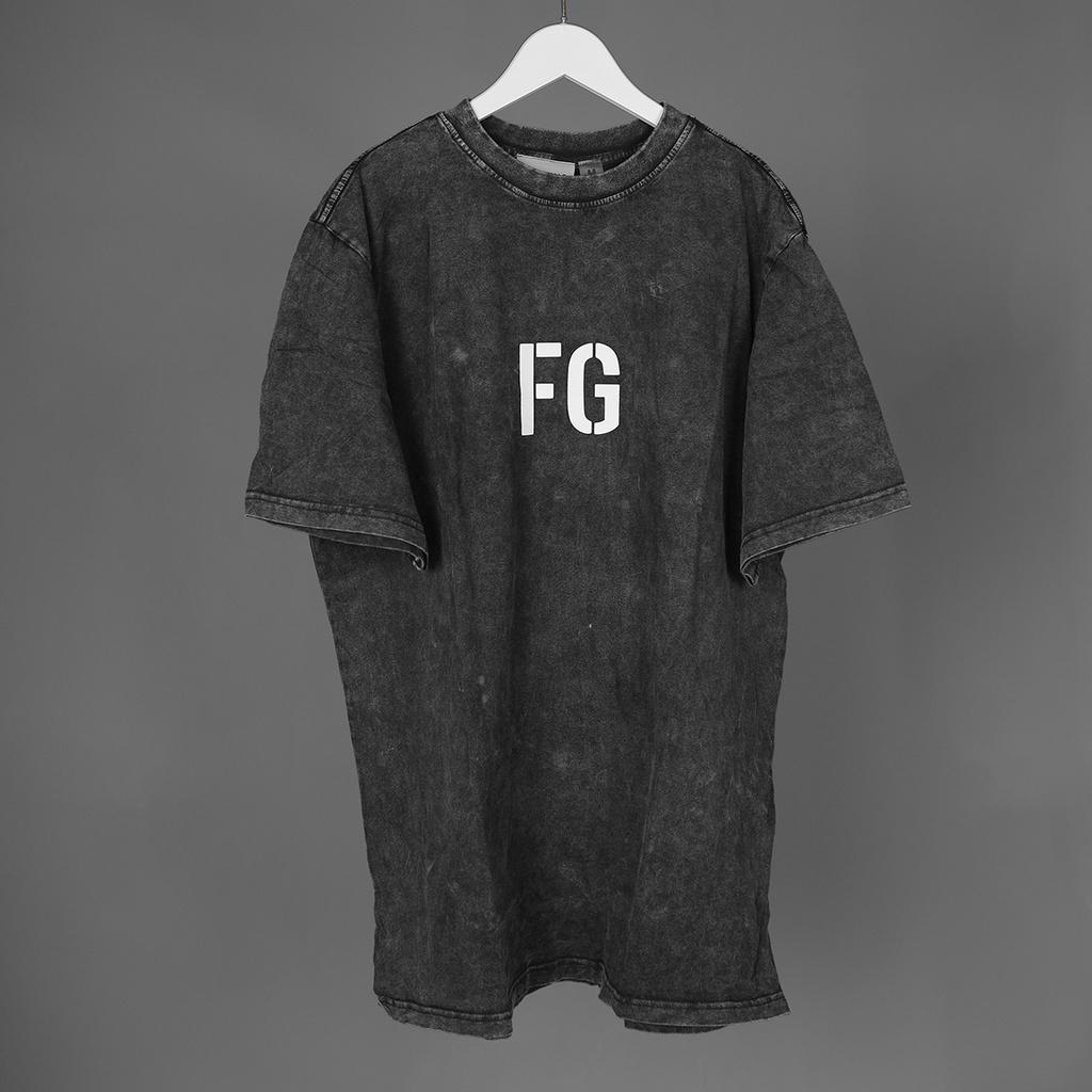 Áo thun loang FG tay lỡ nam nữ chất liệu 100% cotton mát mẻ phối dáng unisex