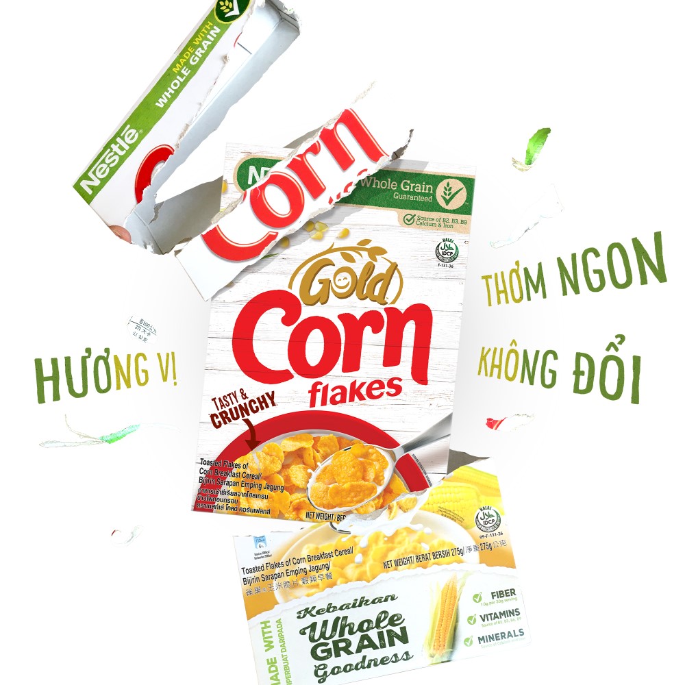 Ngũ cốc ăn sáng Cornflakes (Hộp 275g) - [Tặng 1 bình Lock &amp; Lock]