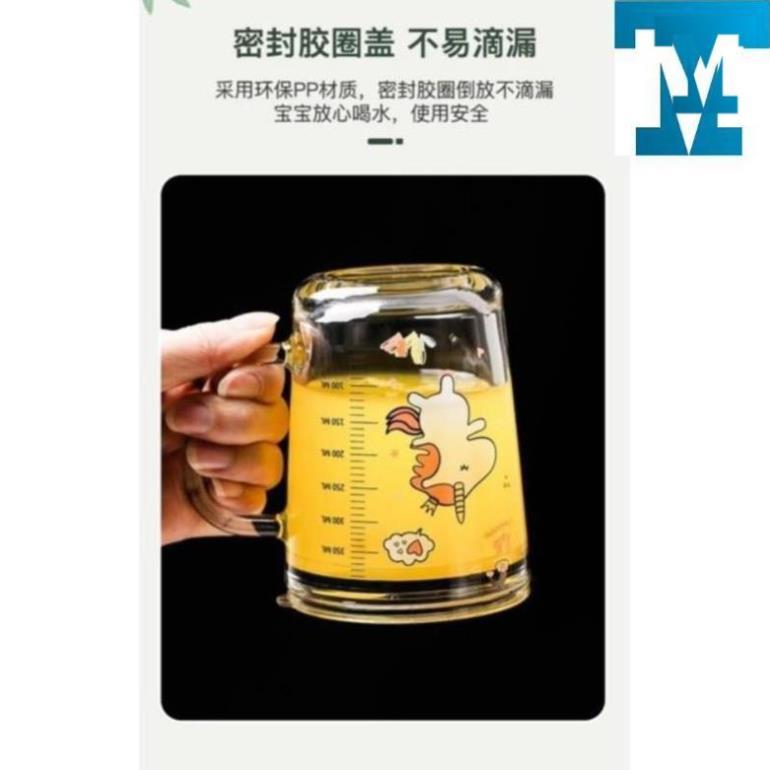 Bình hút chia vạch thủy tinh cao cấp kèm vòi hút 410ml
