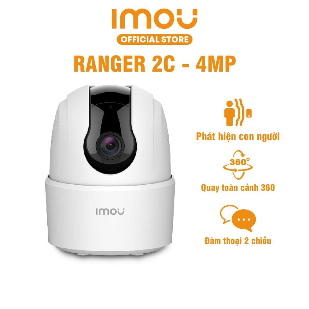 Camera Wifi Imou Ranger 2C (4MP)/ Ranger SE (4MP) I Đàm thoại 2 chiều I Phát hiện con người I Xoay 360 I Hàng chính hãng
