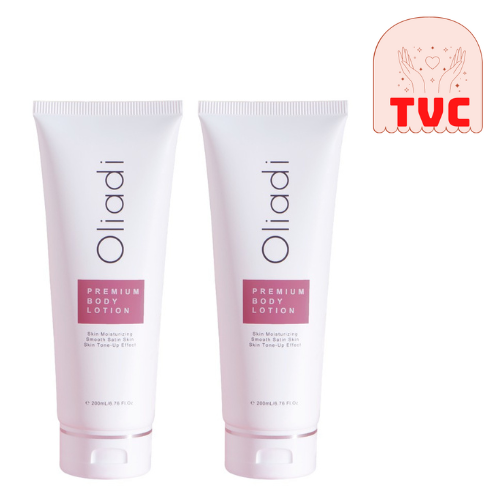 Combo 2 Hộp Kem Body Oliadi Dưỡng Trắng Toàn Thân Với Công Nghệ Hạt Nano Phân Tử- Tuýp 200ml