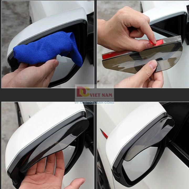 Sản phẩm Đôi 2 Chiếc Miếng Chống Nước Mưa Dán Gương Chiếu Hậu - Loại Cao Cấp/ Mã sản phẩm DC100