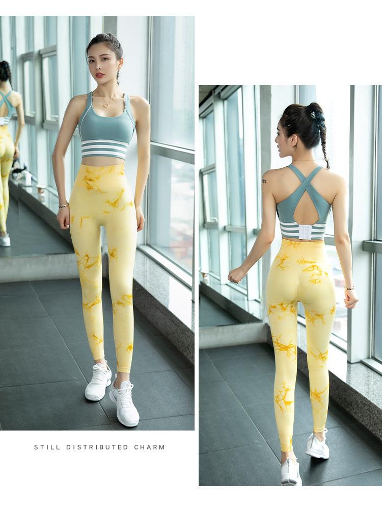 áo ngực thể thao nữ tập yoga crop top chống sốc đẩy lên quần lót thể dục 5