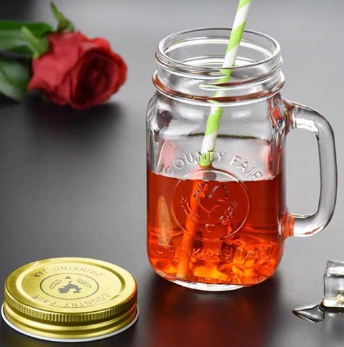 Ly Quai Có nắp 500ml in hình Con Gà