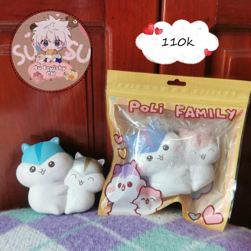 Đồ chơi Squishy poli family lỗi