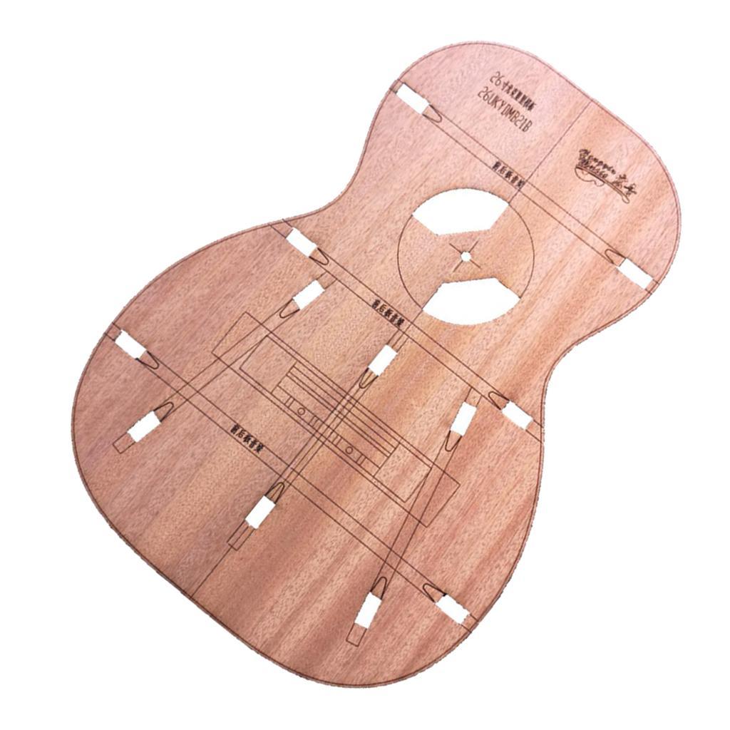 Handcrafted 26inch Ukulele DIY Body Template for Guitar Luthier Tools