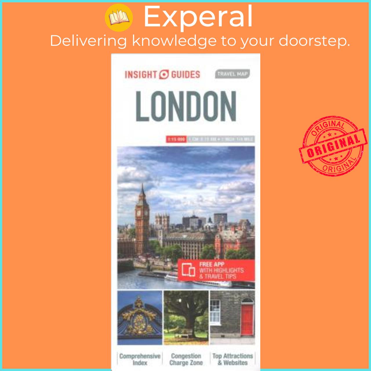 Sách - Insight Guides Travel Maps London by Insight Guides (UK edition, paperback)