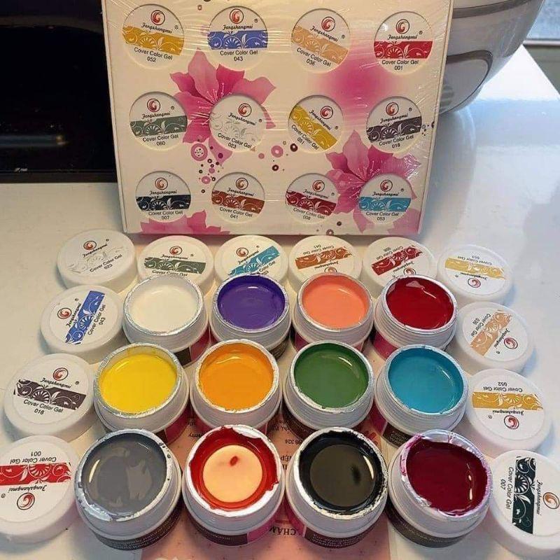Gel vẽ nổi, set Gel vẽ 12 màu jengshangmei