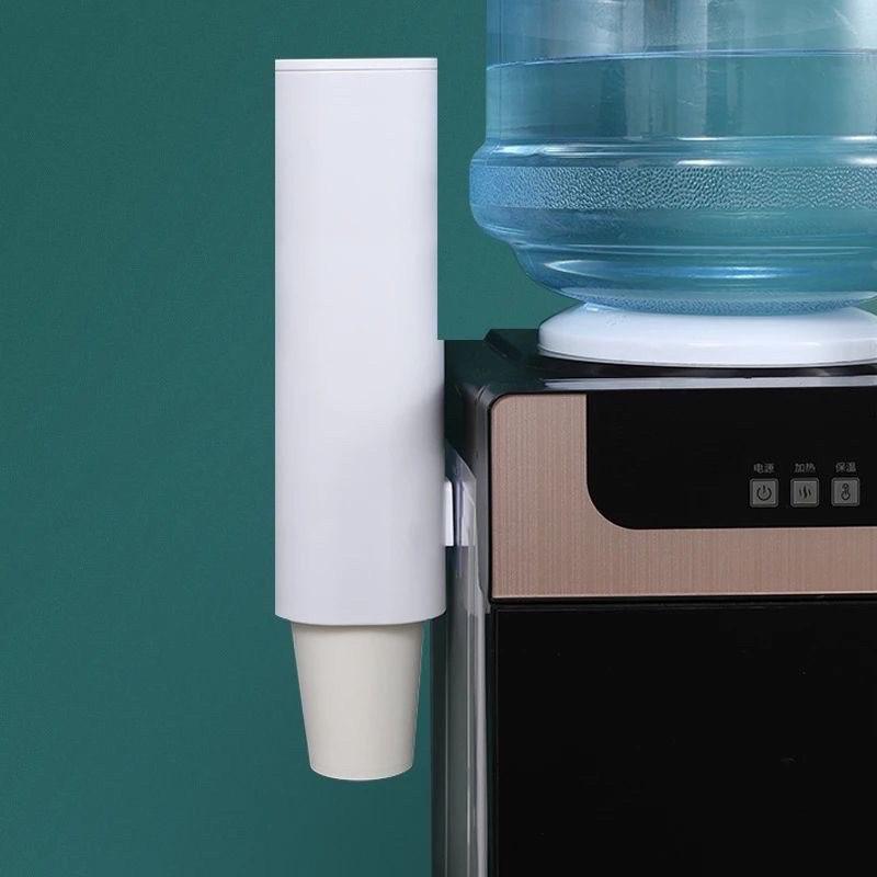 HỘP TREO TƯỜNG ĐỰNG LY GIẤY CÓ NẮP ĐẬY TIỆN LỢI - DỤNG CỤ LƯU TRỮ CỐC DÁN TƯỜNG 1 NGĂN