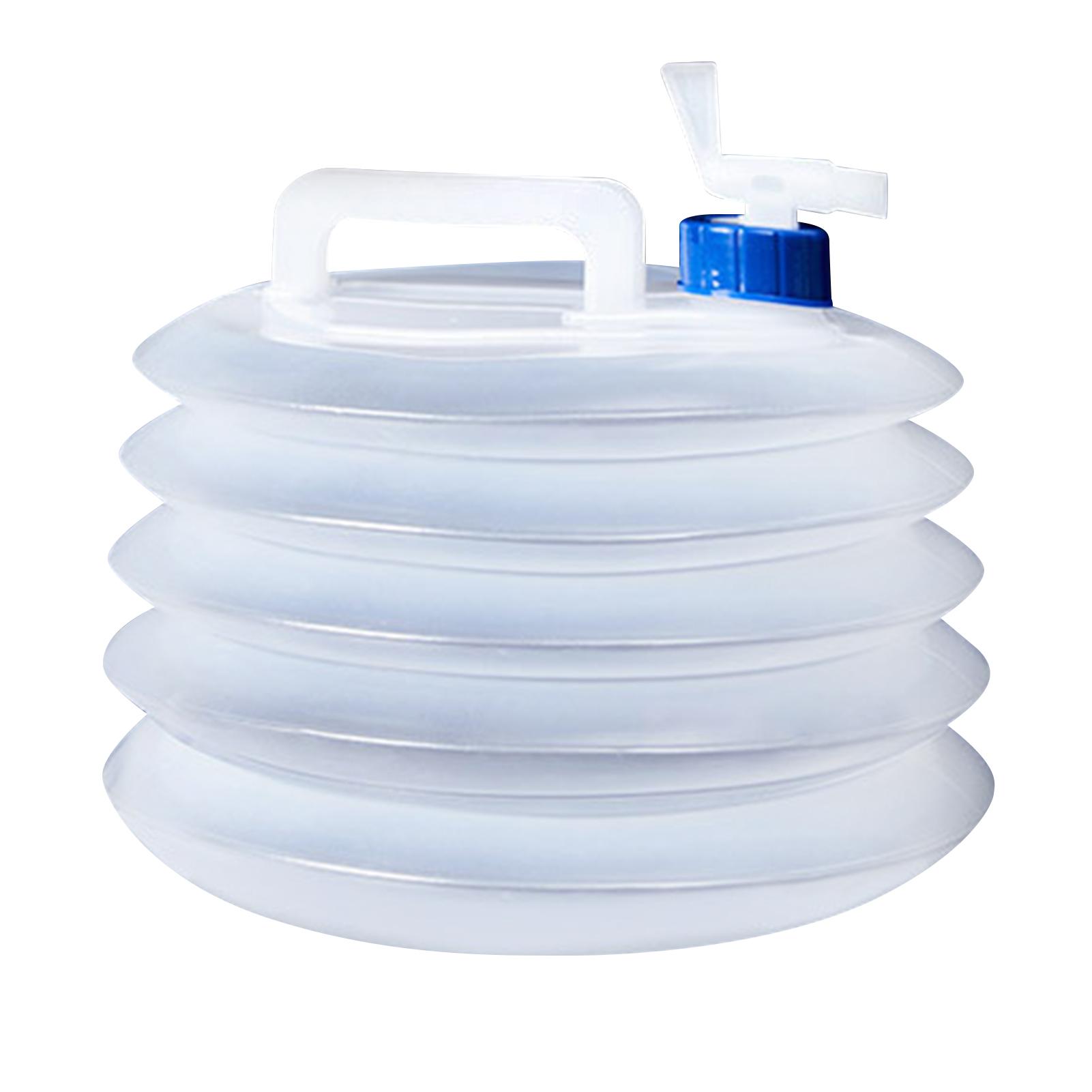 Hộp đựng nước gấp di động dung tích lớn với Spigot Túi đựng nước cắm trại Bình đựng nước có thể gập lại Căng tin du lịch Xô Chai nước tái sử dụng Siêu nhẹ Có thể đóng gói cho du lịch cắm trại ngoài trời