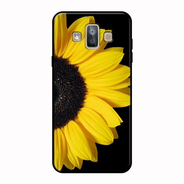 Ốp lưng điện thoại Samsung Galaxy J7 Duo viền dẻo TPU BST HOA Mẫu 16