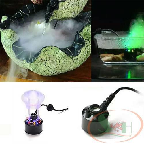 Máy tạo khói Mist Maker mini kèm khung chắn phun sương tạo ẩm bể bán cạn cá tép