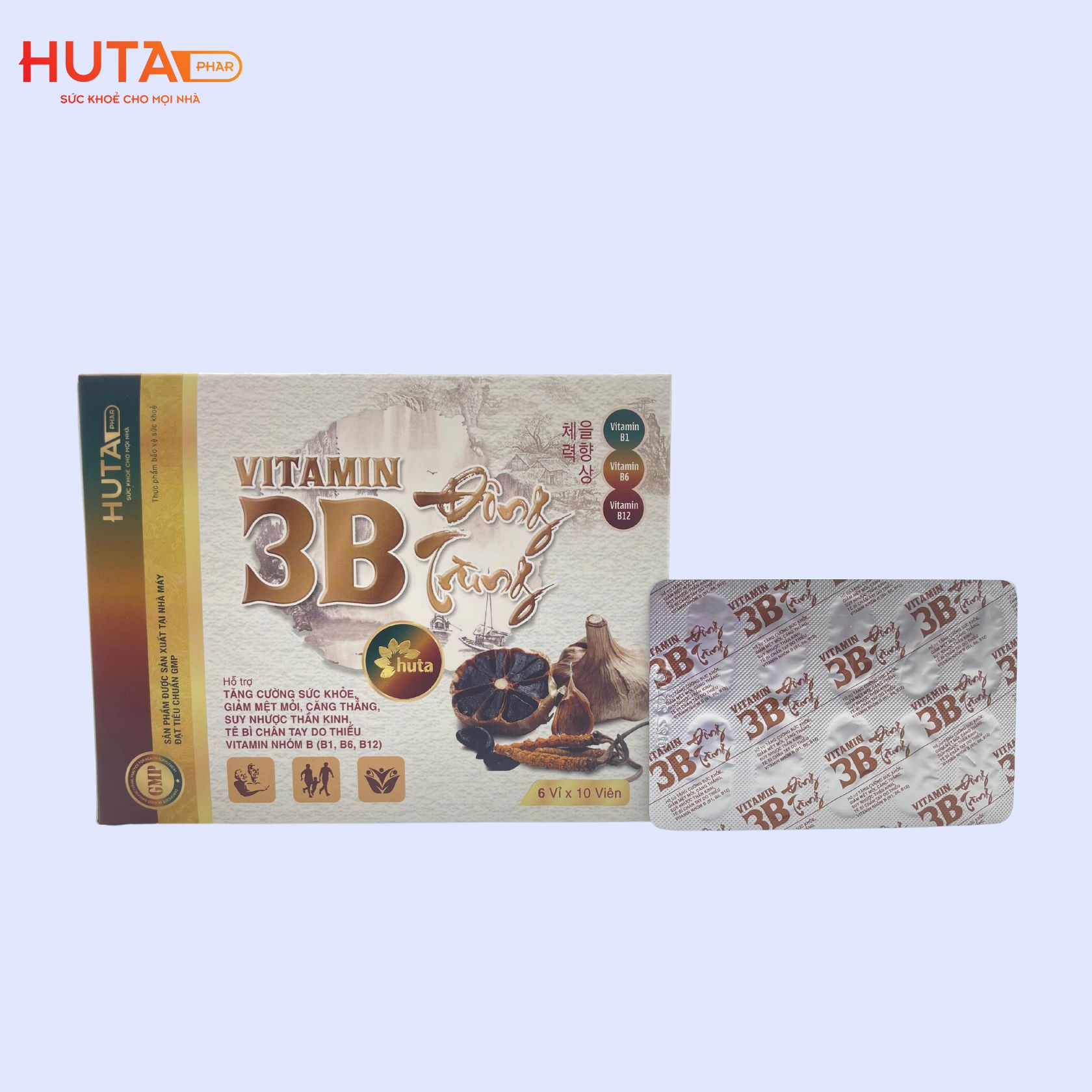 Vitamin 3B Đông trùng hạ thảo bổ sung vitamin B giúp cơ thể khỏe mạnh