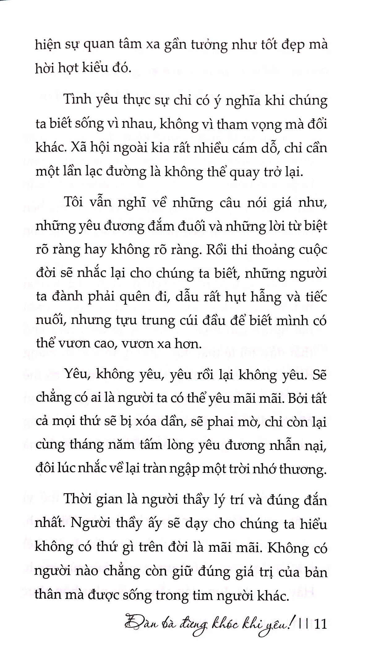 Đàn Bà Đừng Khóc Khi Yêu!