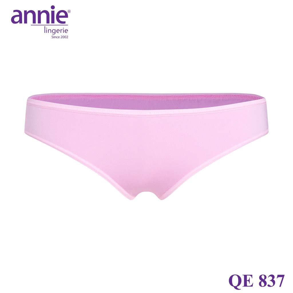 Combo 5 quần lót nữ trơn vải cotton annie QE837 form basic trẻ trung năng động, thoáng mát ( màu giao ngẫu nhiên)