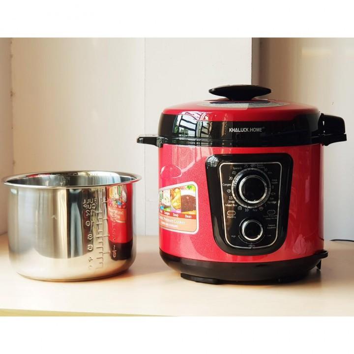 NỒI ÁP SUẤT KHALUCK.HOME LỒNG INOX KL738S HÀNG CHÍNH HÃNG