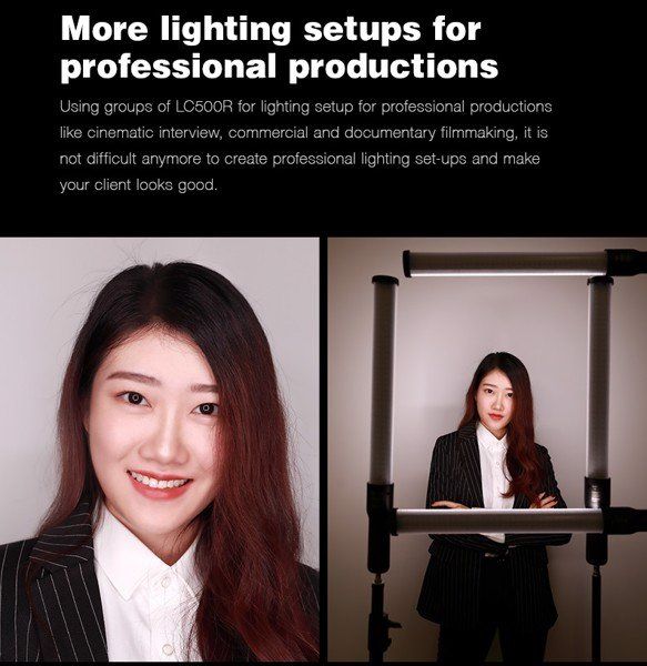 Đèn led Godox LC500R RGB Hàng Chính Hãng