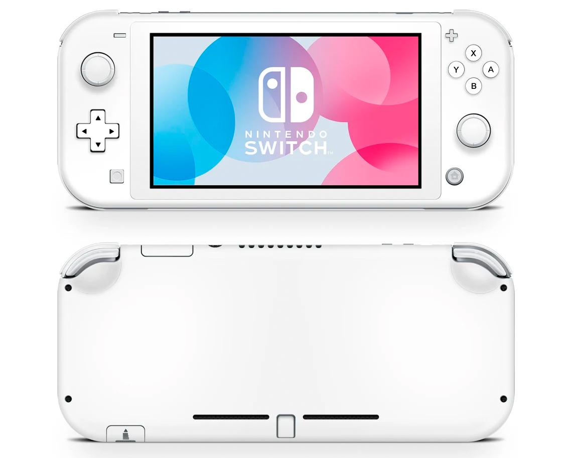 Skin decal dán Nintendo Switch Lite mẫu trắng tinh khôi (dễ dán, đã cắt sẵn)