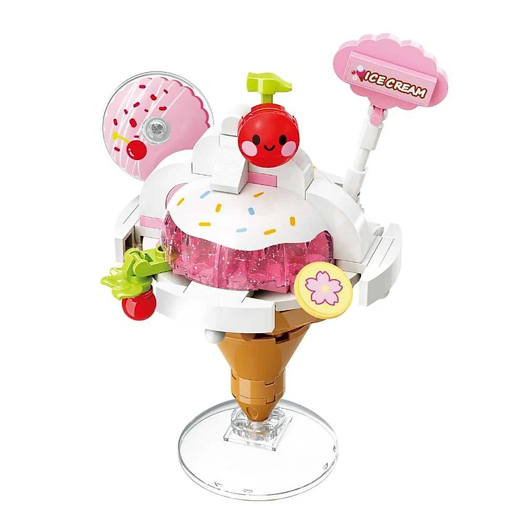 Đồ chơi - Bộ đồ chơi xếp hình mô hình món tráng miệng thủ công 35019 - QMAN - giao lẻ ngẫu nhiên