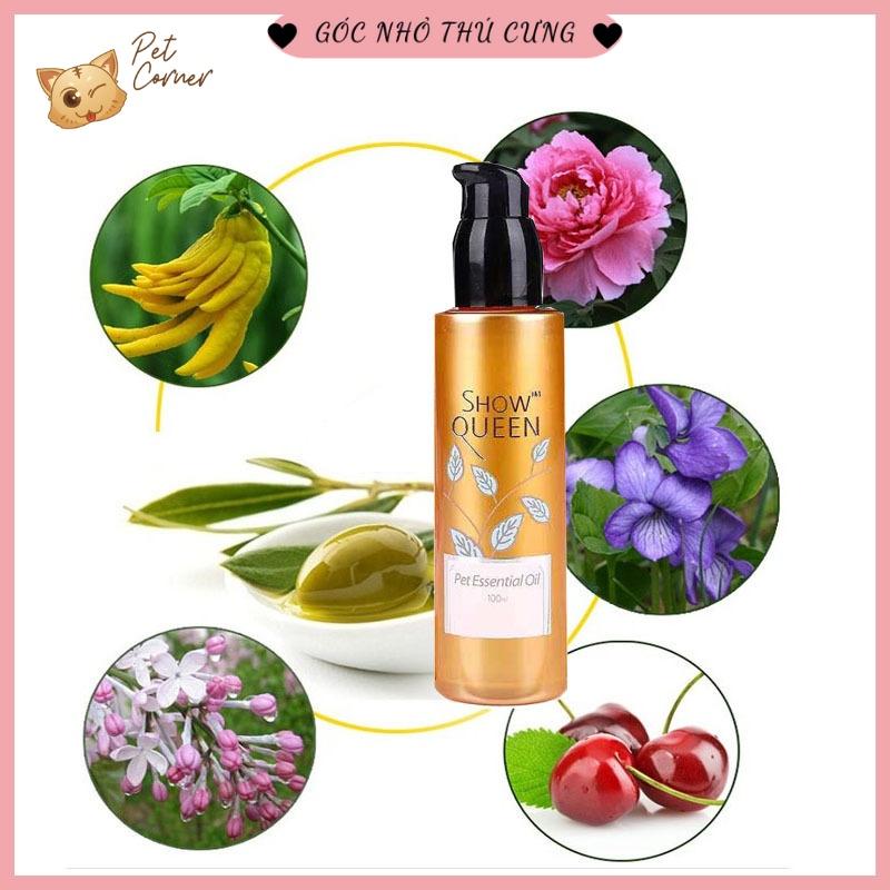 Tinh dầu dưỡng lông cho chó mèo Pet Essential Oil Show Queen (100ml)