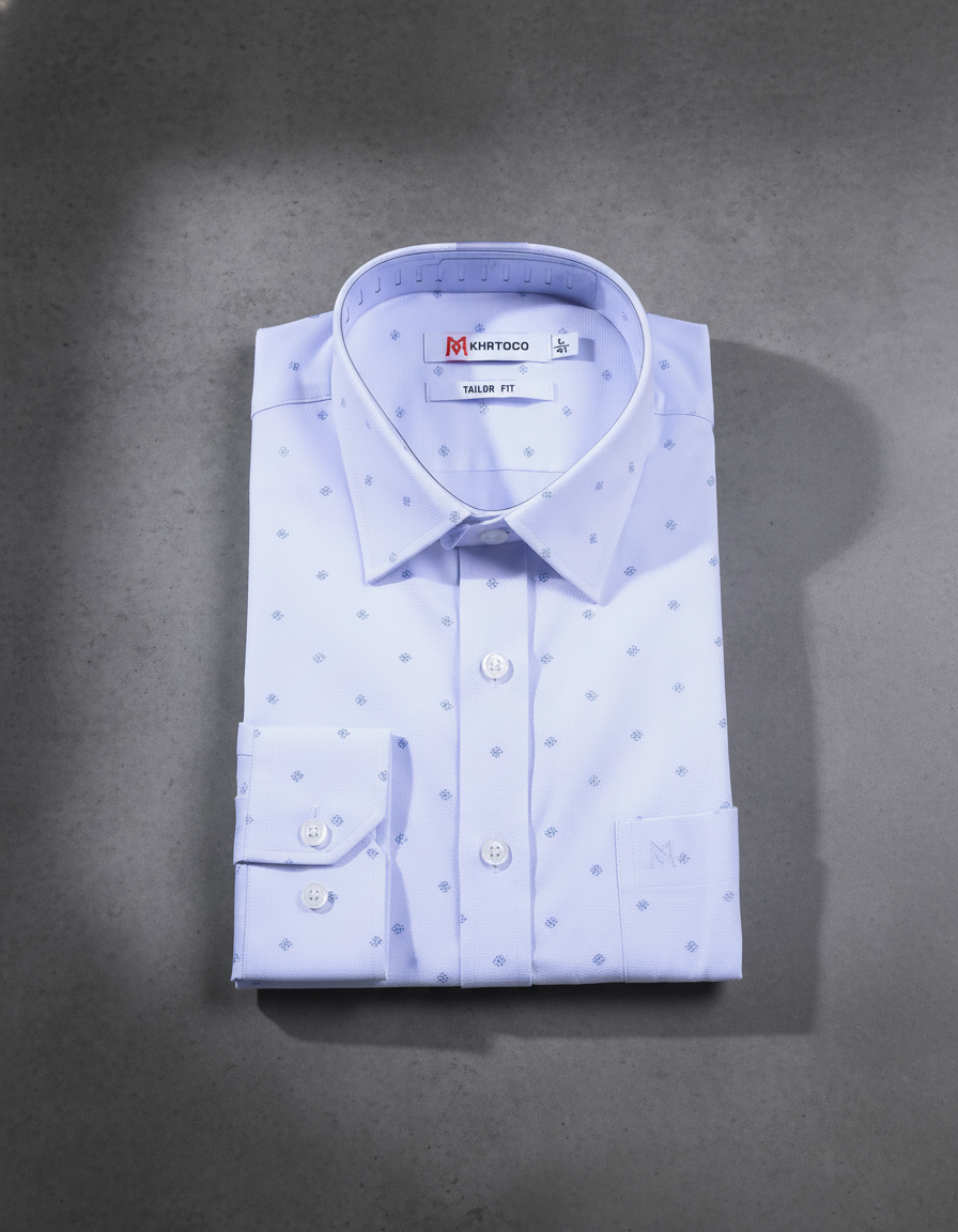 Áo sơ mi nam tay dài Khatoco(M-2XL)