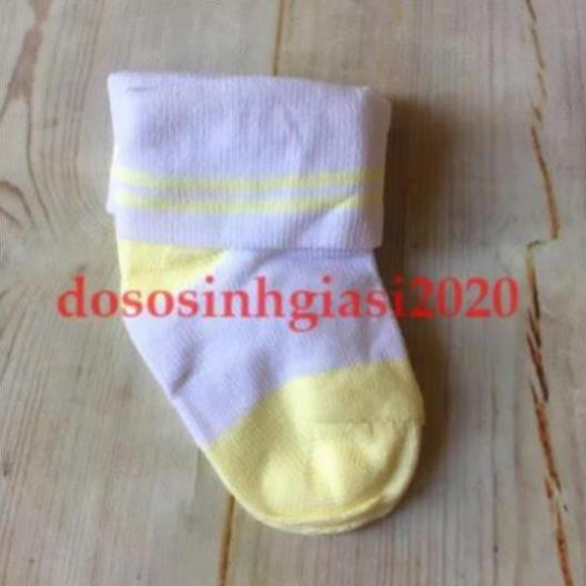 Combo 5 đôi vớ sơ sinh/ tất sơ sinh cho bé 0-6 tháng