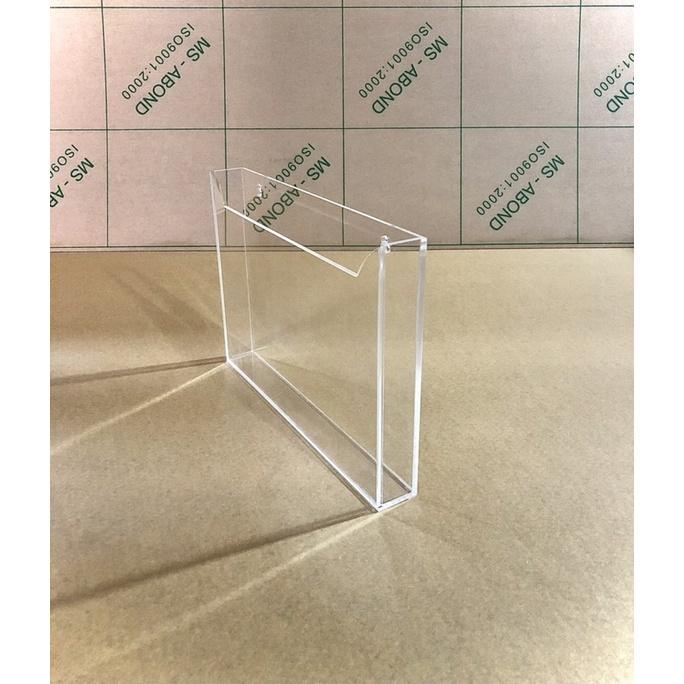 Acrylic Kệ checklist đựng tờ rơi treo tường mica trong các cỡ ,Acrylic