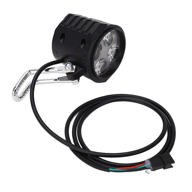 Chiếc xe tay ga điện phía trước Đèn pha còi điện 12‑72V 10 inch cho các phụ kiện đạp xe