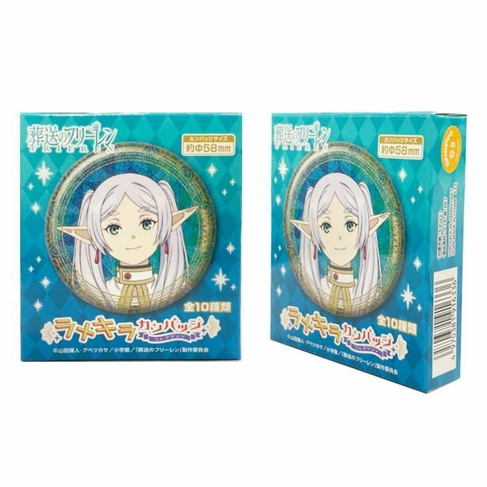 Huy Hiệu Trang Trí - Glittery Can Badge Collection - Ensky (Mẫu Sản Phẩm Bên Trong Là Ngẫu Nhiên)