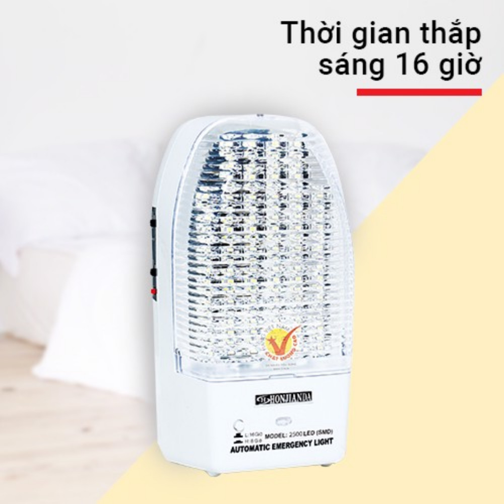 Đèn Sạc Chiếu Sáng Khẩn Cấp Honjianda HJD-2500 Led