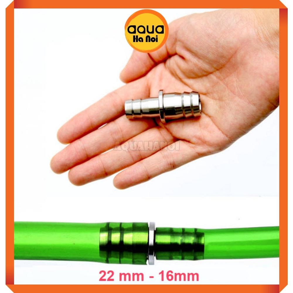 Cút nối ống - cút chuyển ống nước inox Mufan Phi 12 - 16 mm / 16 - 22mm - Dùng cho máy lọc hồ thủy sinh
