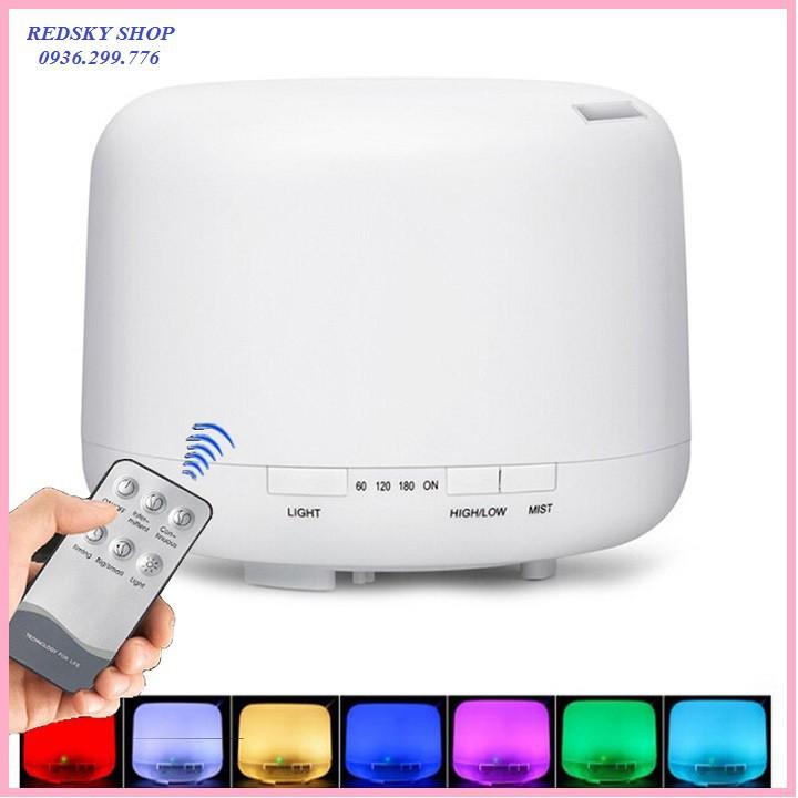 RE0569 - Máy phun sương tạo ẩm có điều khiển Aroma - Máy xông tinh dầu led 7 màu