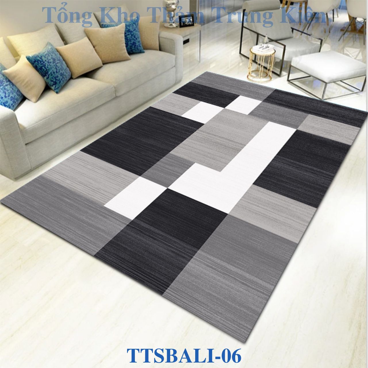 Thảm Trải Sàn Nhập Khẩu 100% (120x160cm &amp; 160x230cm) - Hàng Tổng Kho