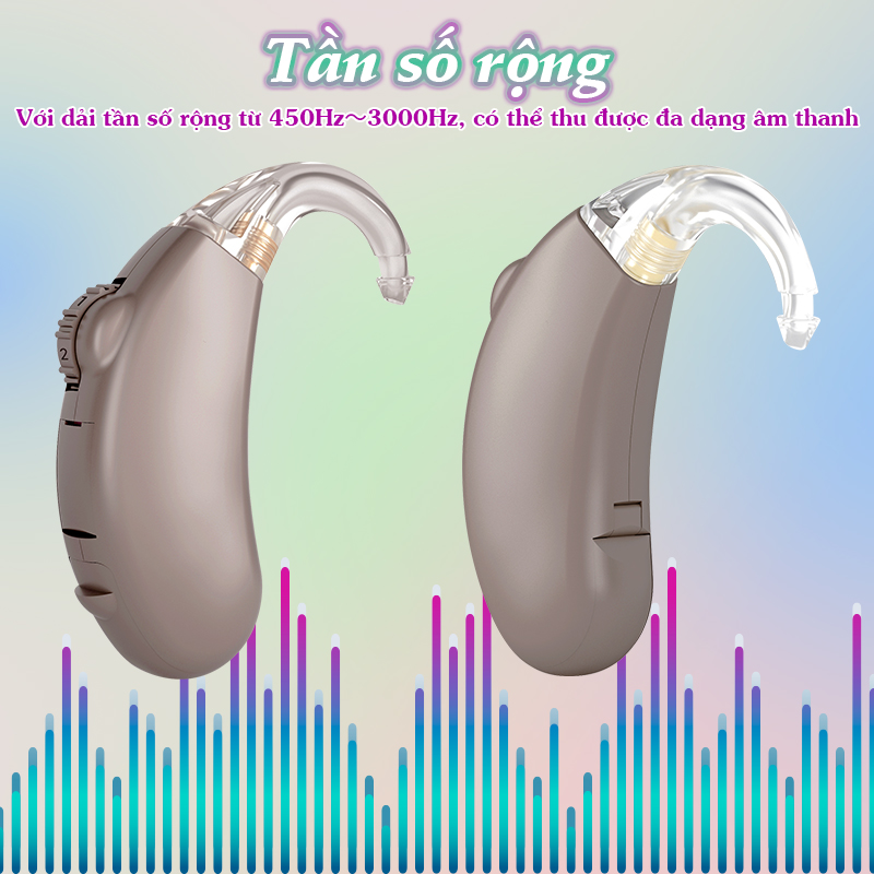 Máy trợ thính có bộ lọc tiếng ồn Axon V-263P - Kèm hộp đựng máy