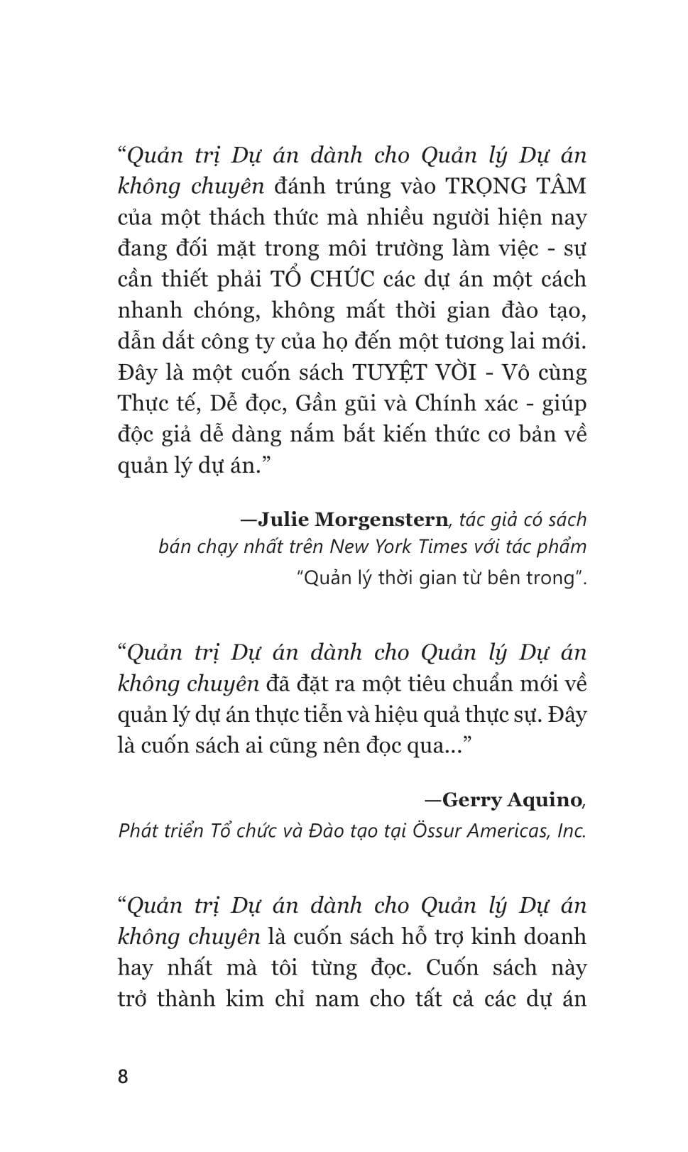 Sách - Quản Trị Dự Án dành cho Quản Lý Dự Án Không Chuyên - Project Management for the Unofficial Project Manager