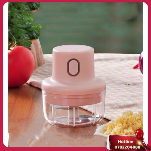 Máy Xay Mini Sạc Điện Xay Hành, Tỏi, Rau Củ Dung Tích 250Ml - Miễn Phí Vận Chuyển